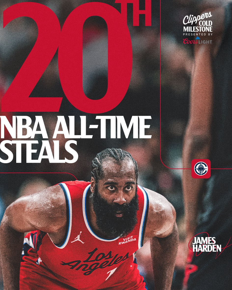 开云-快船近17战14胜！21中6+7失误在场却净胜13分 哈登：我们还能进步